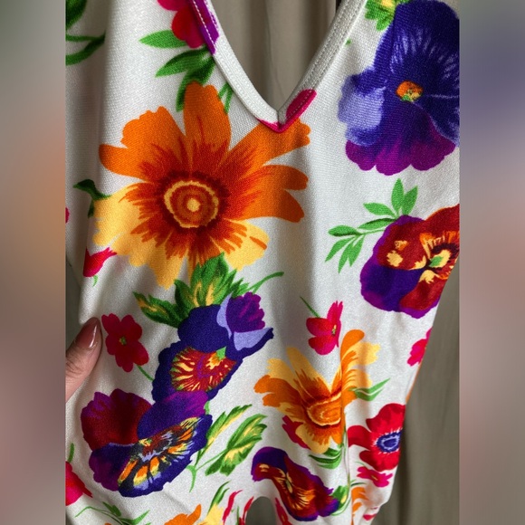 American Apparel Floral Jumpsuit - Picture 2 of 5